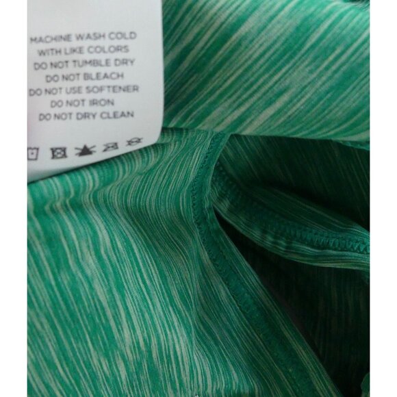 FourLaps Medium Sports Bra Poise Longline Emerald Space Dye NWT $54. - Picture 8 of 8